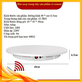 Mua Bàn xoay chụp ảnh Studio điều khiển từ xa 40cm Electric Rotating Disc Display Stand