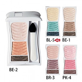 Phấn mắt 3 màu trang điểm Kosé Fasio Pure Bright Eyes nội địa Nhật Bản