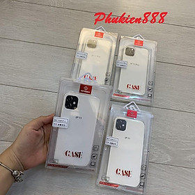 Ốp lưng dẻo trong suốt KTS chống sốc cho iPhone 11, 11 Pro