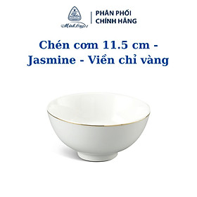 Mua Bộ 10 chén cơm 11.5 cm jas viền chỉ vàng - Gốm sứ cao cấp Minh Long - làm quà tân gia  bạn bè  đồng nghiệp  đối tác