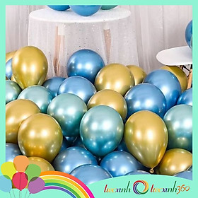 Bong bóng trang trí tiệc xinh Chrome 20 cái mix màu size 10