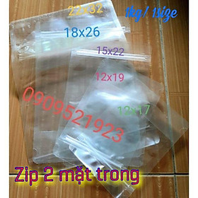 Mua Túi zip đứng hai mặt trong (1 kg size tuỳ chọn)