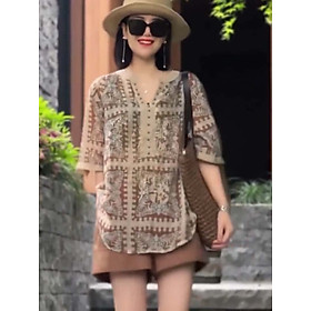 Set bộ vol in 3D cổ trụ năng động S05- Lady Fashion