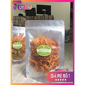 10 BỊCH 100G KHÔ GÀ LÁ CHANH BƠ TỎI - TRAI ĐẸP SNACK