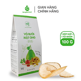 Vỏ Bưởi Mật Ong Sấy Dẻo Nonglamfood 100g | Ăn vặt tốt cho sức khỏe | Trái cây sấy dẻo dinh dưỡng ăn liền | Ăn vặt giảm cân & giữ dáng