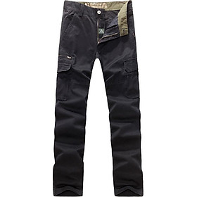 Overalls 95 Cotton Men's Trousers Military Men's Plus Fat Xl Loose Multi-Pocket Casual Pants