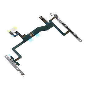 Power Flex Cable With Metal Bracket for iPhone 6S 4.7'' Mute Switch On Off Volume Button flex Cable