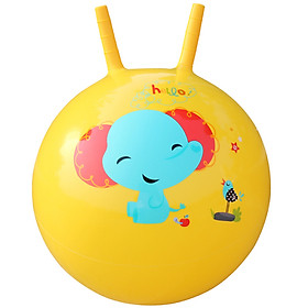 Fisher Price Toy Children's toy ball baby jumping ball 40cm (yellow donated inflatable foot pump) F0705H