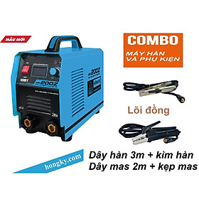 Máy hàn que điện tử Hồng ký HK 200Z - Công nghệ hàn tiên tiến IGBT, hàn que 1.6-3.2mm