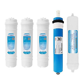 Mua Combo 05 Lõi lọc nước công nghệ R.O số 1  2  3  4  5 dùng cho máy lọc nước treo tường  để bàn  gầm bếp. - Hàng chính hãng