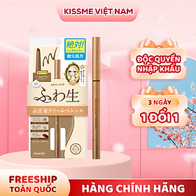 Bút Chì Kem Kẻ Mí Mắt Chống Trôi Nước Lõi Mịn Màu Nâu Hazel Kissme Heroine Make