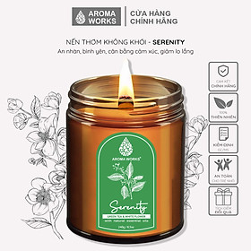 Nến Thơm Tinh Dầu Aroma Works liệu pháp mùi hương giúp dễ ngủ, thư giãn, thoải mái, lãng mạn, thiền, tăng năng lượng 240g