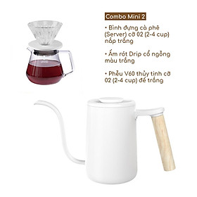 Combo V60 White thông dụng | Dụng cụ pha cà phê pour-over