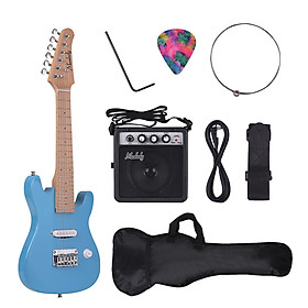 Túi Đeo Guitar Điện Cho Bé Muslady Kèm Ampli Mini (28 Inch)