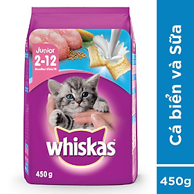 Thức ăn mèo con Whiskas 450g