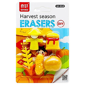 Vỉ Gôm Tẩy Harvest Season DIY - Qihao QH-8318 - Mẫu 2