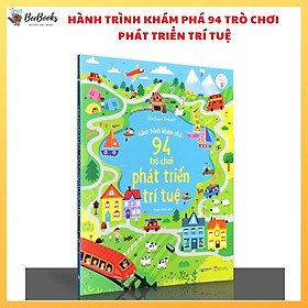 Sách Hành Trình Khám Phá 94 Trò Chơi Phát Triển Trí Tuệ- Sách tương tác cho trẻ tăng khả năng tư duy và phát triển