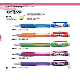 Bút chì bấm kim Cometz Pentel 0.9mm AX119