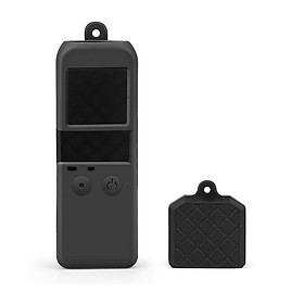 Soft Silicone Protective Body Case Holder Protector Shell with Protection Cover Cap Wrist Lanyard for DJI Osmo Pocket