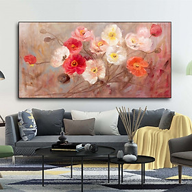 Mua Tranh Canvas Sơn Dầu -Tranh Trang Trí Hoa Màu Sắc