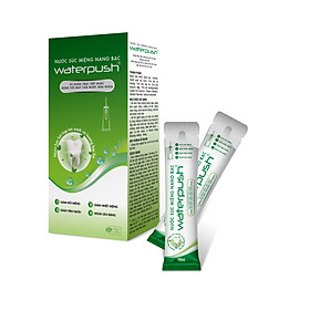 [DÙNG CHO Máy Tăm Nước] Nước súc miệng WaterPush Nano Bạc giúp trắng răng, giảm nhiệt miệng, hơi thở thơm mát