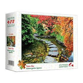 Tranh xếp Hình Tia Sáng Vườn Thu (475 Mảnh Ghép)