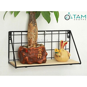 Kệ sắt treo tường trang trí đơn giản số 20