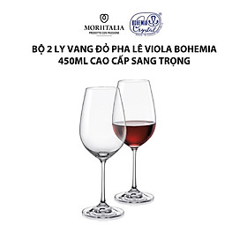 Mua Bộ 2 ly vang đỏ pha lê hàng chính hãng Viola Bohemia 450ml cao cấp sang trọng B40729-450101A2