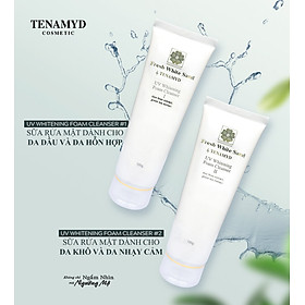 Sữa rửa mặt trắng da TENAMYD UV Whitening Foam Cleanser 120ml