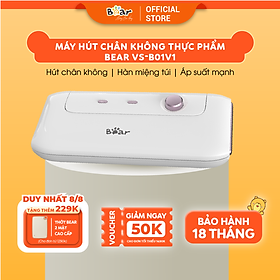 Mua Máy Hút Chân Không Thực Phẩm Bear VS-B01V1 Hàn Miêng Túi Áp Suất Mạnh - Hàng Chính Hãng