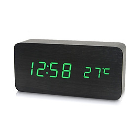 Đồng hồ gỗ Led