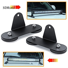 2 thanh giá đỡ đèn LED trên nắp xe tích hợp nam châm cho SUV