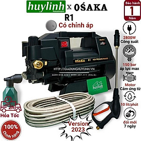 Máy phun xịt rửa xe OSAKA thế hệ năm 2021 [Version mới 2023] động cơ 2800W - Motor cảm ứng từ - công nghệ JAPAN