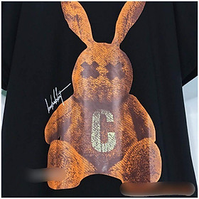 Áo Thun phông Unisex Nam Nữ Bad Rabbit Tay Lỡ form Rộng Ulzzang Hình Thỏ Ulzzang Nelly