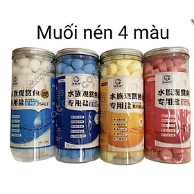 MUỐI VIÊN 4 MÀU TỐT CHO CÁ CẢNH – HỦ 1KG