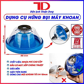 Bộ 6 mũi khoan tháp đa năng và dụng cụ hứng bụi khoan, mũi khoan cưa đa năng thép gió mạ Titan siêu bền, hàng chính hãng, Điện Lạnh Thuận Dung