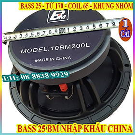 Mua CỦ BASS 25 BM CHINA COIL 65MM TỪ 170 HÀNG NHẬP KHẨU - GIÁ 1 CHIẾC