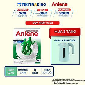 Sữa Bột Anlene Hương Vanilla (Hộp Giấy 1,2kg)