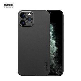 Ốp lưng Memumi cho iPhone 12 mini / 12 Pro /12 Pro Max bảo vệ camera, siêu mỏng 0.3 mm Hàng nhập khẩu - iPhone 12 Pro Max - Đen
