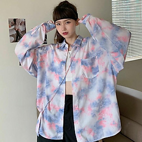 Áo sơ mi unisex loang màu Mã: AM1576