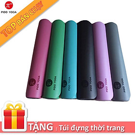 Thảm yoga pido định tuyến 5mm PU Cao Cấp (tặng túi xịn)