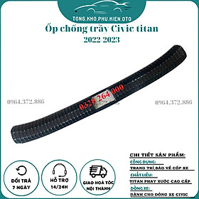 Chống trầy cốp trong ngoài xe Honda Civic 2022, 2023 Titan mẫu mới nhất