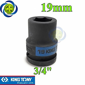 Mua Tuýp 19mm 3/4 Kingtony 651519M loại ngắn 6 cạnh màu đen