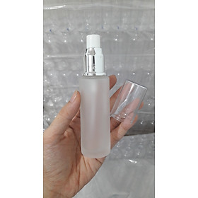 Mua Chai Thủy Tinh 50ml Phun Sương Thân Phủ Mờ Nắp Bạc Sang Trọng