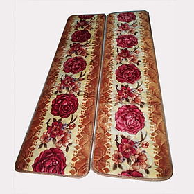 Mua Bộ thảm lót ghế Trường kỷ( 2 miếng dài) lông nhung mượt  dày 2cm