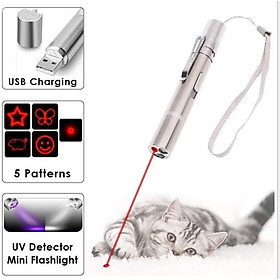 Đồ chơi thú cưng chó mèo laser vui nhộn USB sạc trực tiếp