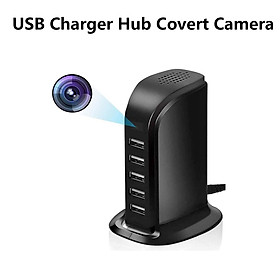 5 USB Port Charger Hub Convert Mini Camera WiFi Giám sát từ xa HD 1080p Phát hiện chuyển động Bảo mật Nhà giám sát video CAM Kích thước: Camera USB Hub Camera