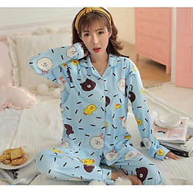 Bộ Pijama bầu kết hợp sau sinh cho con bú szM-5XL