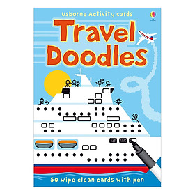 Sách Flashcards tiếng Anh - Usborne Travel Doodles