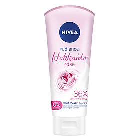 Sữa Rửa Mặt Tạo Bọt NIVEA Chiết Xuất Hoa Hồng Hokkaido (100ml) - 84984